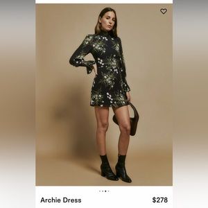 Reformation Floral Archie Dress
